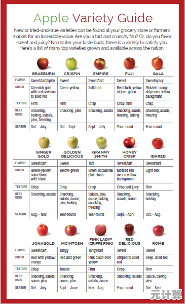 苹果全方位解析：从品种产地到营养价值和选购技巧