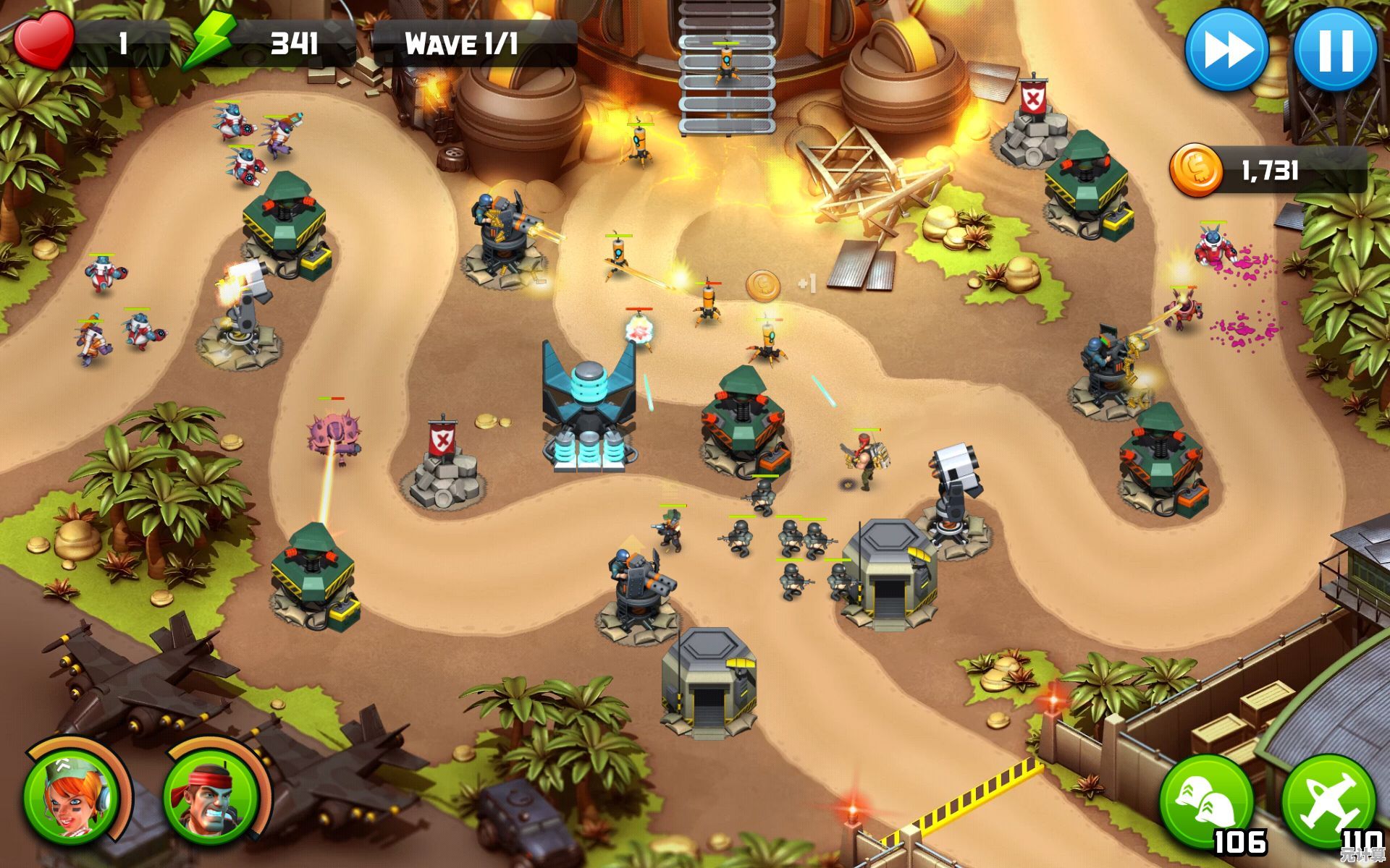 还在找策略与刺激并存的塔防游戏？战争机器坦克部队"不想试试吗？