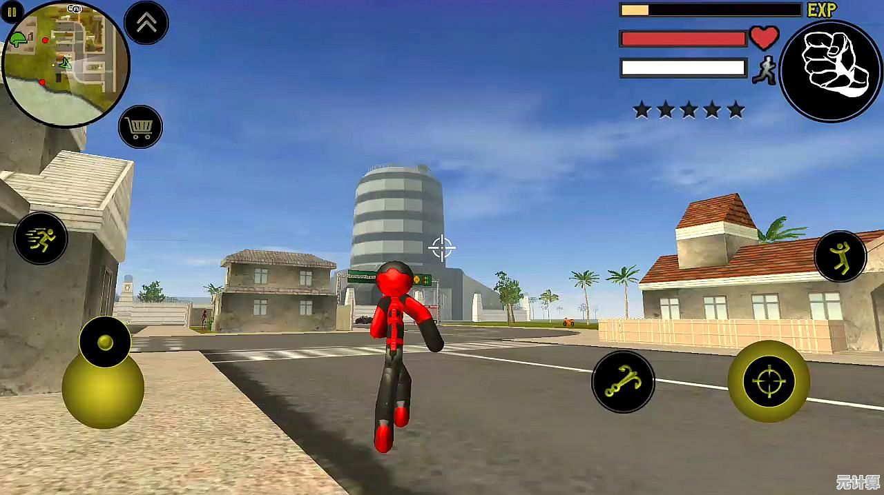 还在寻找高自由度的动作手游？火柴人绳索英雄2旧版》里开坦克横扫犯罪不香吗？